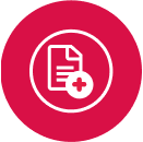 Icon of a list of symptoms