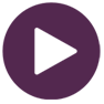White and purple play button