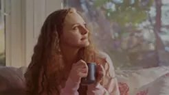Video thumbnail of Nicole holding a cup
