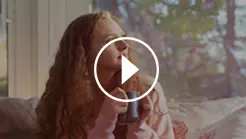 Video thumbnail of Nicole holding a cup with play button